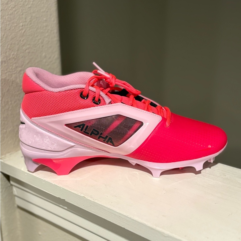 Nike Men's Alpha Menace 4 Pro NRG Football Cleats Pink Size 9 HJ4568-600 - Picture 5 of 9